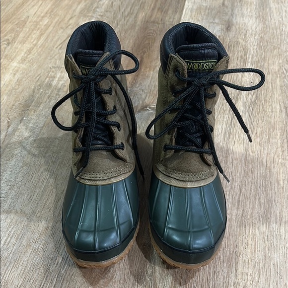 WOODSTOCK | Green and Brown Steel Shank Duck Boots - Picture 6 of 7